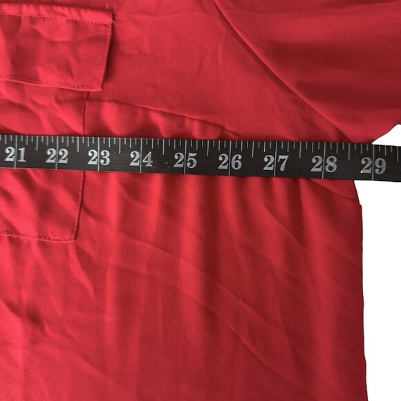 Torrid Red Harper Pullover Tunic Top Blouse - Plus Size 4 - Picture 5 of 11